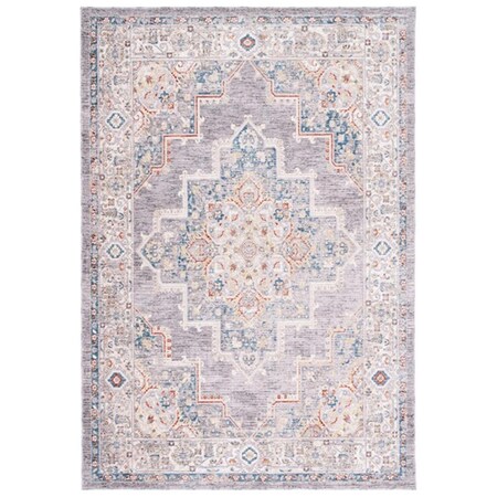 Safavieh 9 x 12 ft. Olympia 208F Power Loomed Rectangle Area Rug Dark Grey & Beige OPA208F-9